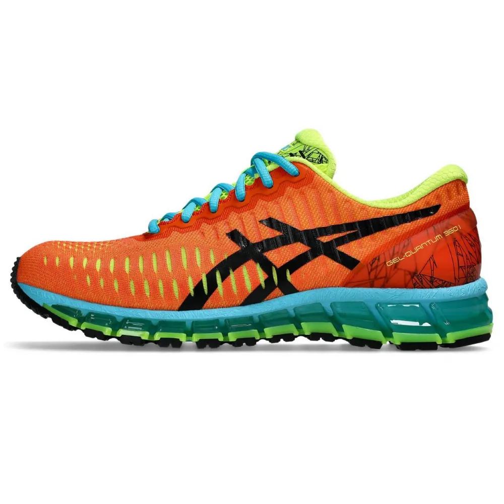 Asics Gel-Quantum 360 Comfortable Versatile Durable Low-Top Casual Running Shoes Unisex Sneaker Orange 1203A750-600