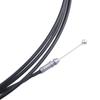 Trunk Lid Release Cable Replacement Set 1pcs Auto Parts Black Car Accessories Kit Metal Plastic Easily Install