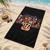 Cincinnati Bengals Microfiber Beach Towel Quick Dry Sand Free Lightweight Beach Towels for Travel Swimming Camping