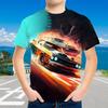 Children's Clothing Kids T Shirt Baby Short Sleeves Racing Graphic T-Shirt for 10 Years Old Boy Boys Clothes Clothing for Girls