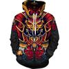 Yangi Vikinglar Jangchisi Kapushonli Sviter 3D Raqamli Bosma Erkaklar Ko'cha Modasi Pullover Kapushon