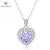 Heart Pendant Necklace Multiple Colour Fashion Wedding Engagement Jewelry