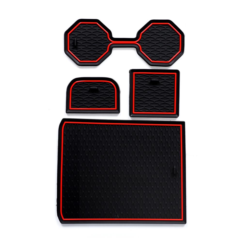 Для VW Volkswagen POLO MK6 AW 2018-2025 Противоскользящий коврик в слот ворот, коврик в канавку двери автомобиля, подстаканник, аксессуары для интерьера