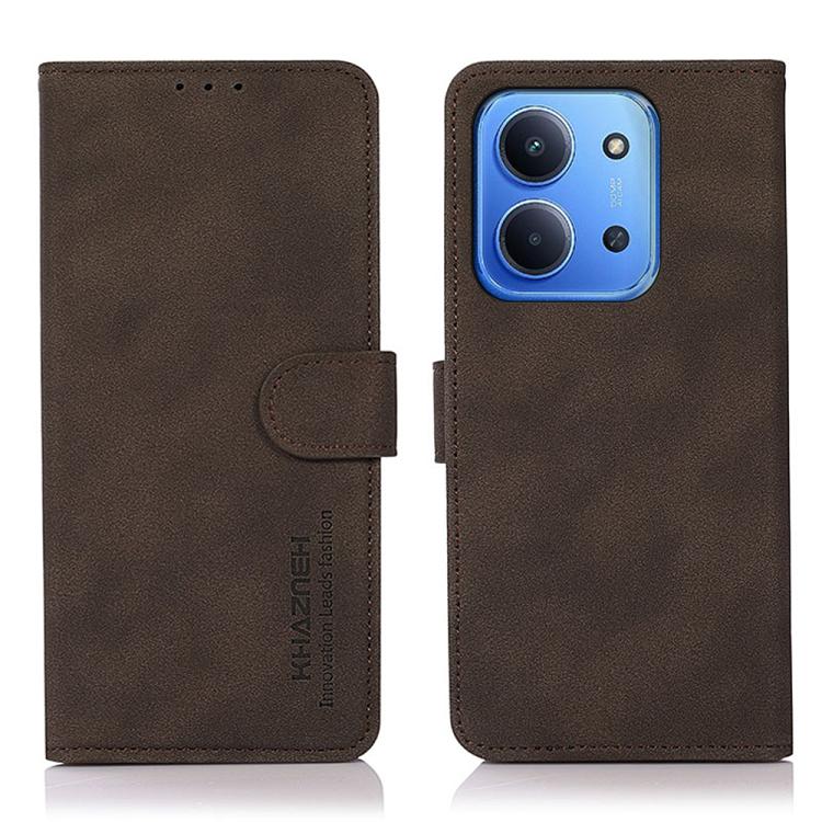 KHAZNEH Matte Texture Leather Phone Case