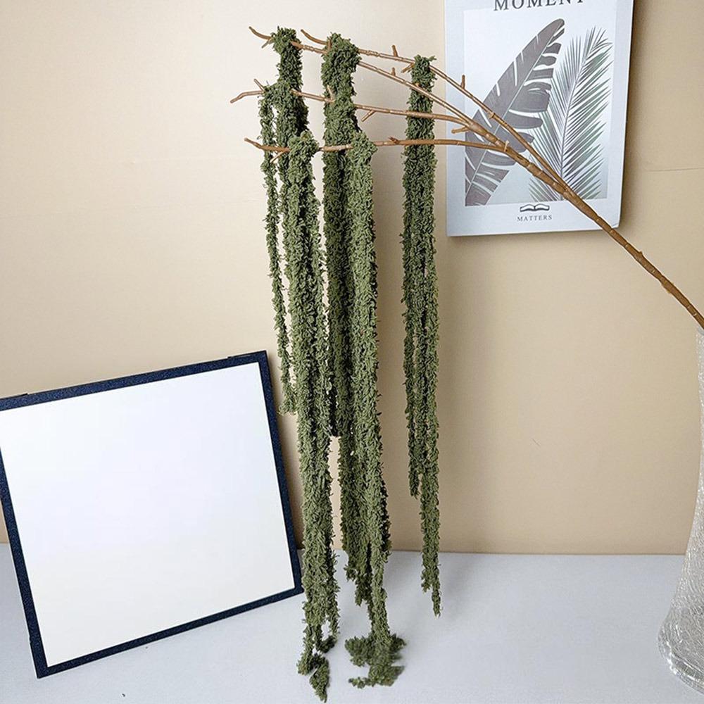 Multicolor Amaranthus Artificial Hanging Plant Ornament Accessories Simulated Amaranthus Caudatus Yarn Photo Props