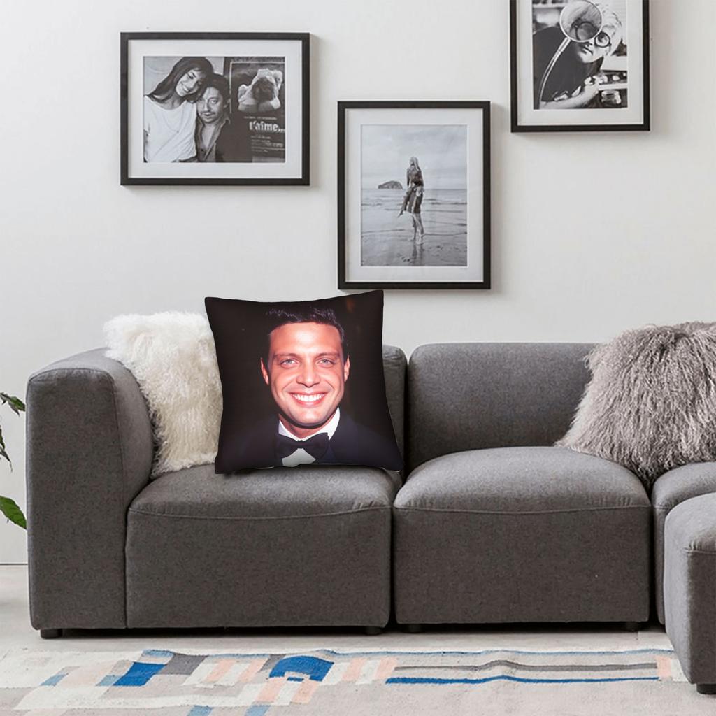 Mexican Singer L-Luis Miguel Pillowcases Retro Trendy Pillow Case For Sofa Home Decoration Comfy Pillow Cover