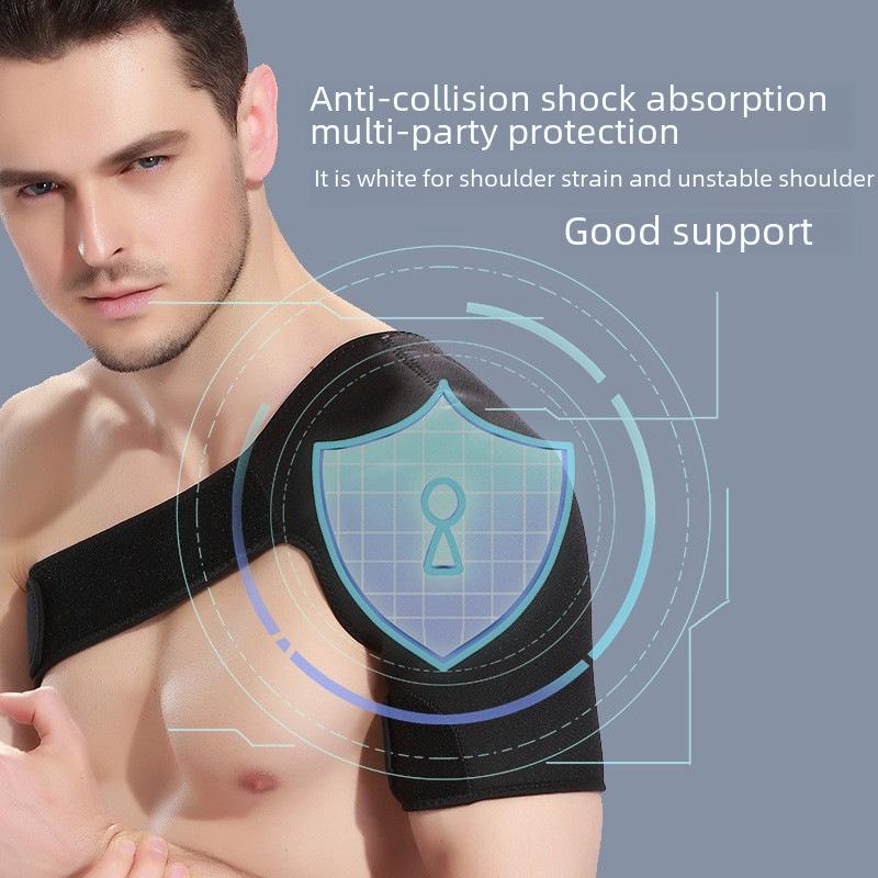 Manufacturer Adjustable Sports Basketball Badminton Warm Fitness Shoulder Strap Shoulder Strain Protective Joint Fixation Belt(Right Shoulder Standar