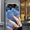 Phone Case: 2D flat design, suitable for iPhone 18 17 16 15 14 13 12 Pro, phone decoration, All-Seeing Eye, Halloween and Christmas gift