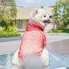 Одежда для домашних животных Легкая сетчатая ткань с капюшоном и коротким рукавом Дышащая одежда для защиты от солнца Легко стирается Быстросохнущая жилетка для домашних животных