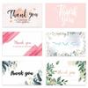 For Supporting My Small Business Greeting Appreciation Cardstock Greenery Leaves Thank You Cards