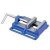 Drill Press Vise, 4 Inch Jaw Width, Portable Bench Vise, Slotted Base for Easy Installation, Durable Cast Iron Construction, Workbench Vice, for
