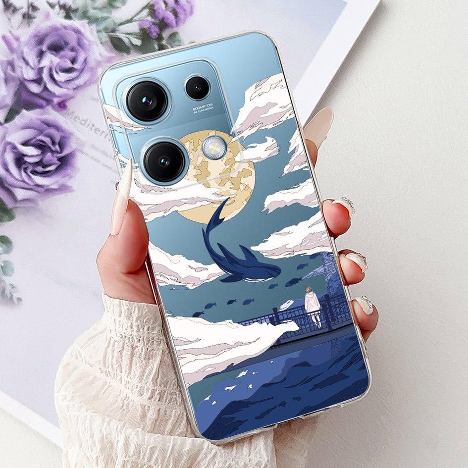 New Case For Xiaomi Redmi Note 14S Cover 2025 Popular Cartoon Astronaut Soft Silicone Clear Cover For Redmi Note14s 4G Shell New
