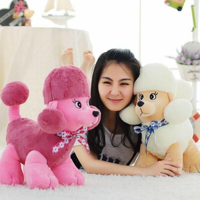 Cute Poodle Doll Simulation Dog Plush Soft Stuffed Animal Toy Birthday Xmas Gift Plush Stitch