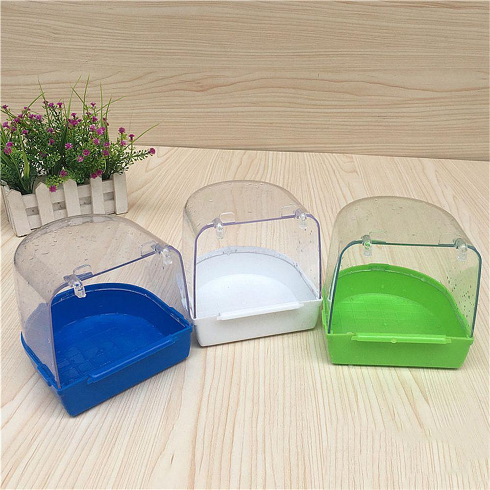 Plastic Box Bird Supplies Pet Cleaning For Pet Shower Bird Bathtub Birdbath Parrot Bathing