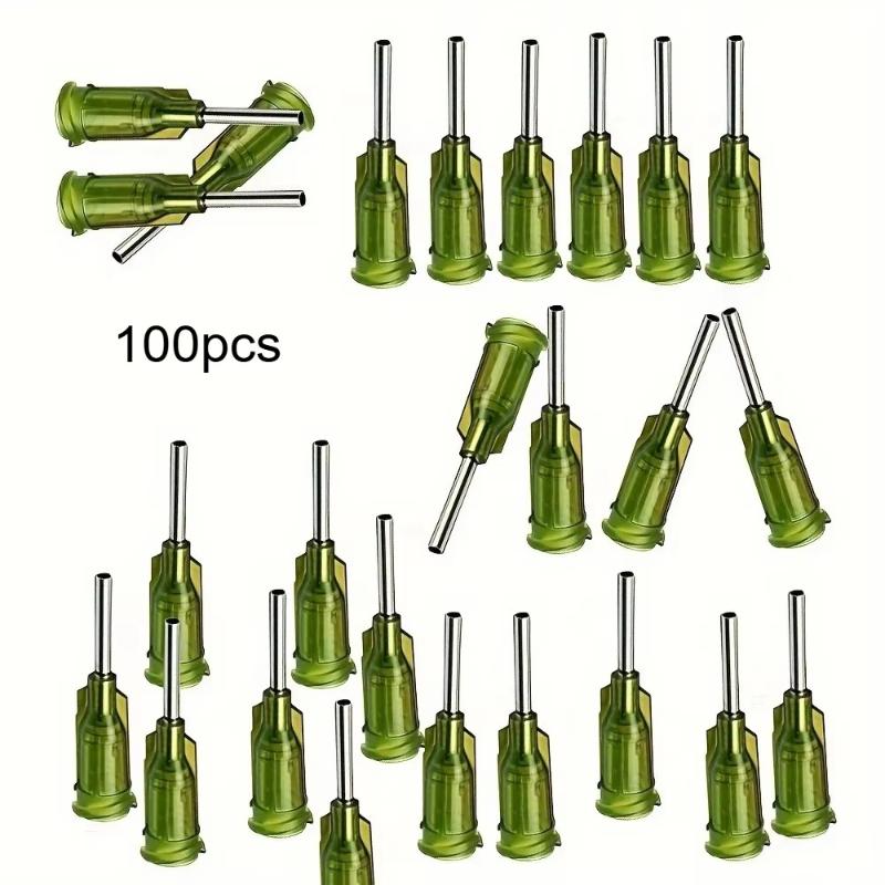 Тупые дозирующие иглы Luer Lock 14 G 1/2 дюйма Набор 30/100 шт. для проектов по изготовлению поделок из эпоксидной смолы и ювелирных изделий
