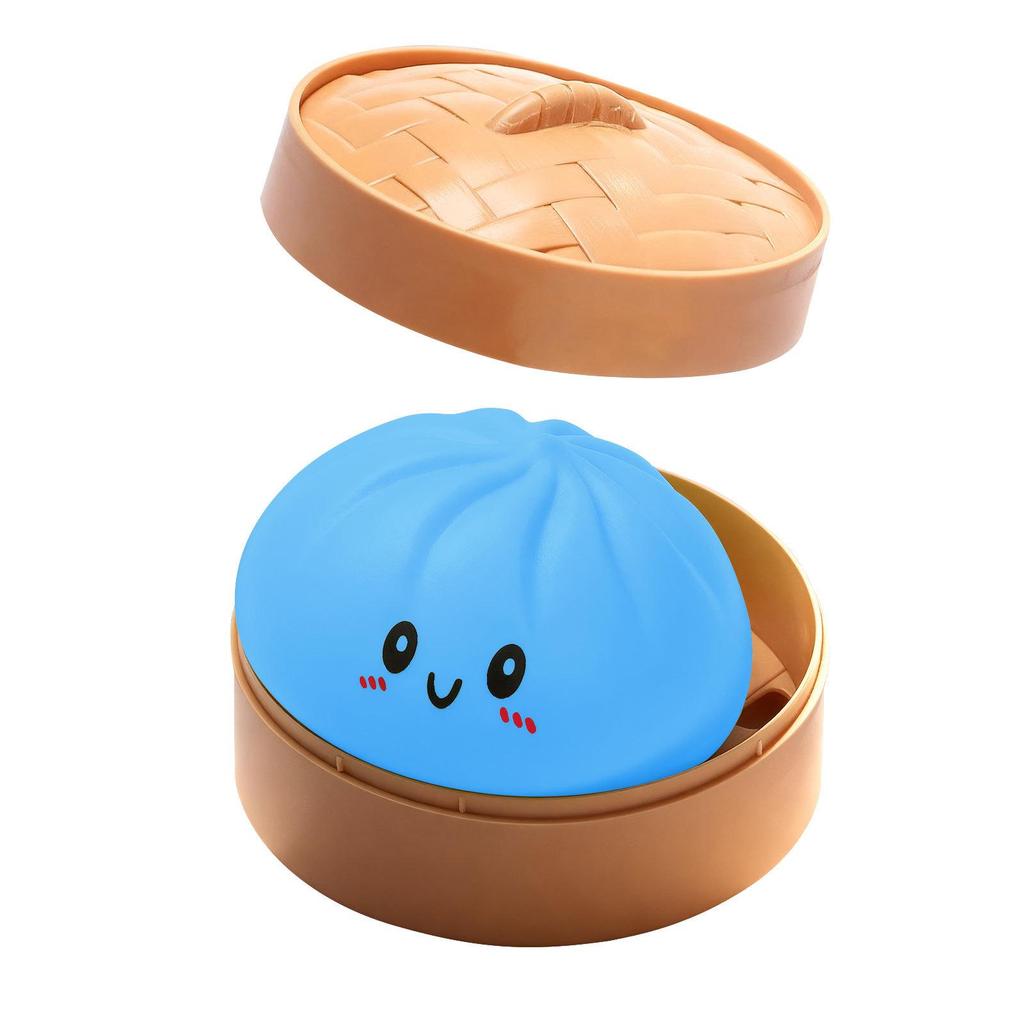 Cute Slow Rebound Baozi Stress Relief Squeeze Toy - Soft, Fun & Portable Office Ornament