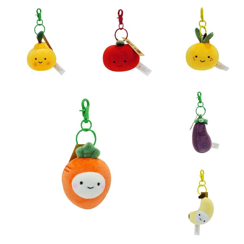 Charming Apple Plush Keychain With Short Plush For Youthful Backpack Accessories