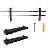 6 Rods Fishing Rod Holder Wall Mount Vertical/Horizontal Fishing Rod Holder Rack