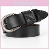Женский пояс из коровьей кожи с металлической пряжкой-штифтом, пояс для платья/костюма, корректирующее белье
