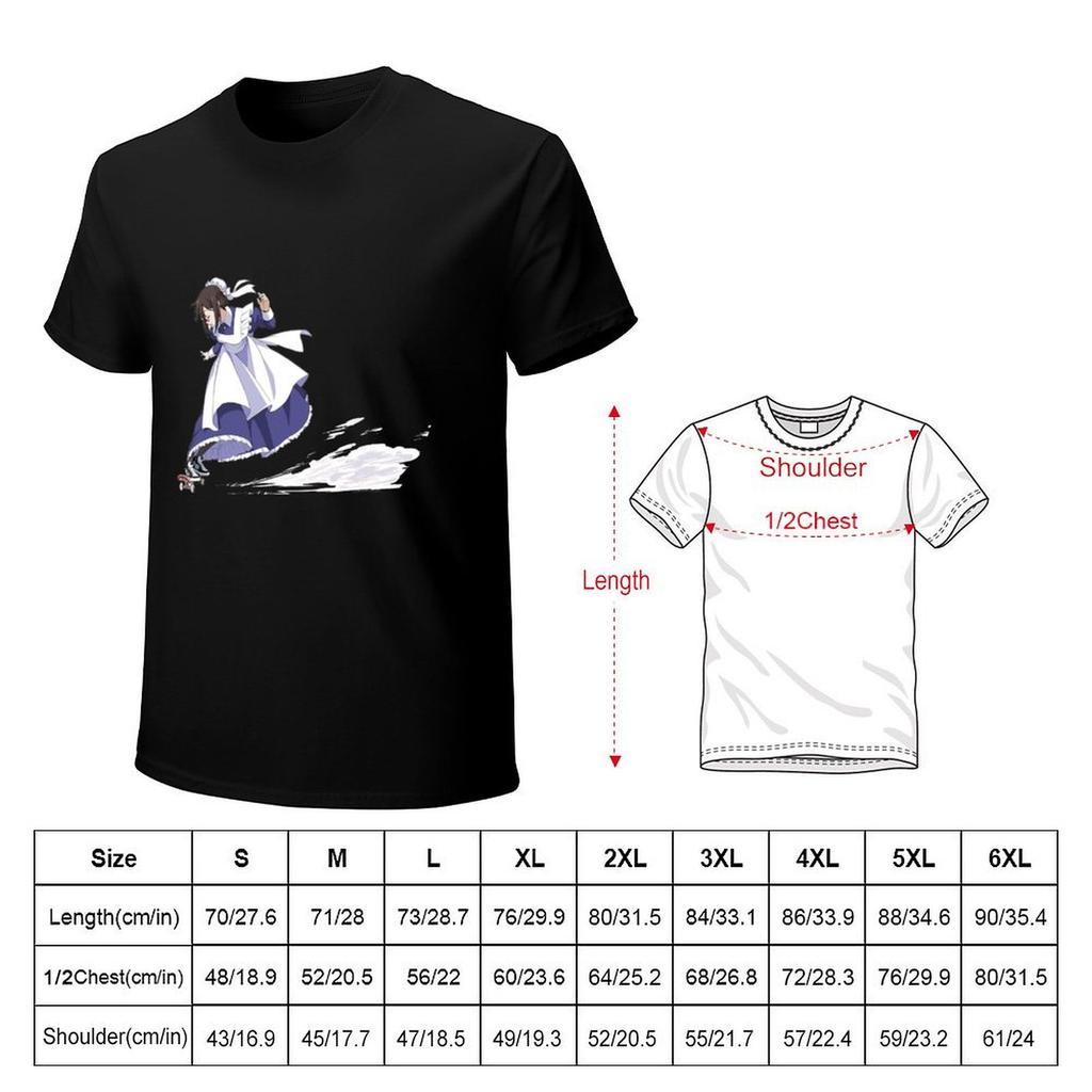 Skate Board Maid T-Shirt Graphic Tee Shirt Anime Tshirt Shirts Graphic Tee Men