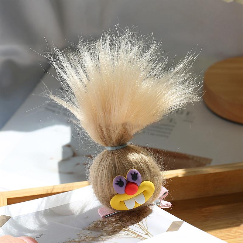 Смешная заколка для волос Милая челка Шпилька для волос Головной убор Сломанная заколка для волос Заколка-утконос Аксессуары для волос Подарок на детский праздник