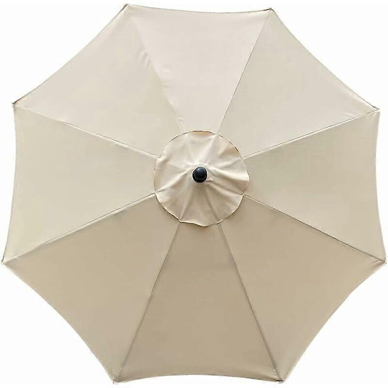 Replacement cover for parasol, 3 m, waterproof, anti-UV, replacement fabric, beige