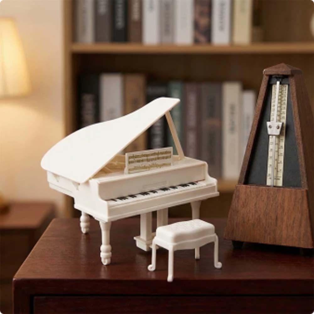 Miniature Size Grand Piano Furniture Simulation Musical Instruments Props  Miniature Collection