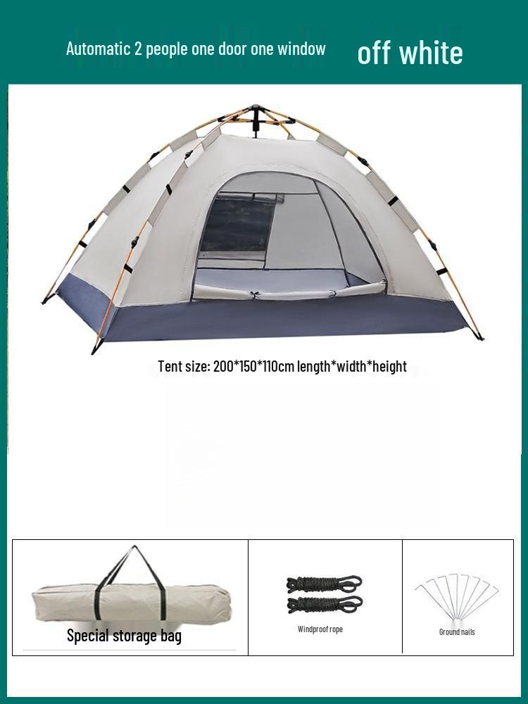 Automatic Pop-Up Rainproof Camping Tent for Outdoor & Indoor Use
