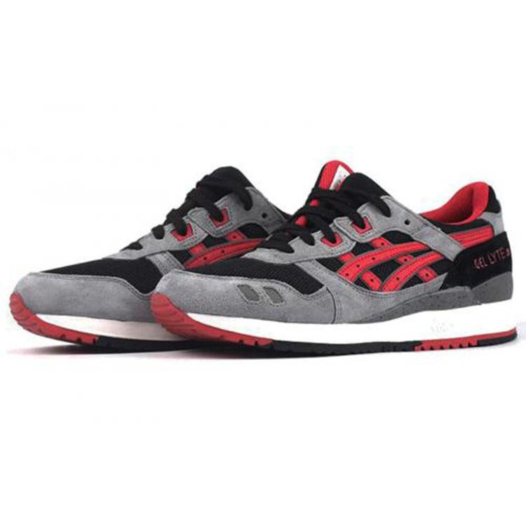 Asics H635L-9023 Мужские кроссовки Gel-Lyte III 'Black Classic Red'