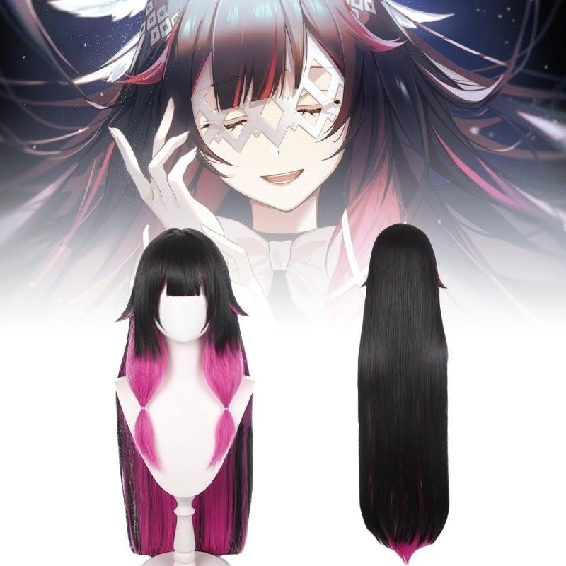Beautiful Genshin Impact Cosplay Wig For Women Featuring Columbia Gradation Long Hair