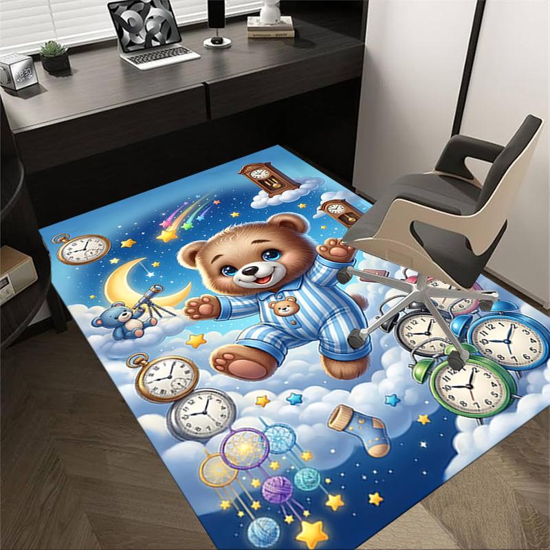 1PC Bear Extra Large Non-Slip Floor carpet, Office, family, bedroom, Studio - Large Area Rug,Longlasting Material-K0384