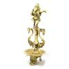 Brass Dancing Ganesha Oil Diya with Base , Diyas for Puja Latest