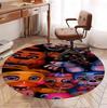 Five Nights at Freddy's Pattern Round Rug, Indoor/Outdoor Mat, for Picnic, Gameroom, Bedroom, Office, Living Room, Home Decor Carpet, Birthday Gift