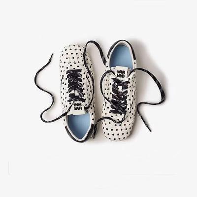 Ретро Мягкая Кожа Женские Туфли Deqin Плоская Подошва Увеличение Высоты Балетки Универсальная Повседневная Спортивная Обувь Весна Лето