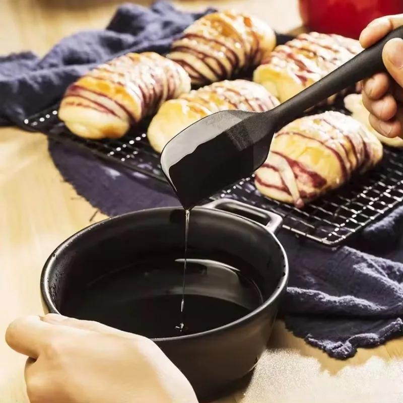 Силиконовый набор лопаток из 6 штук, бесшовный цельный, антипригарный, термостойкий до 600°F, кухонная утварь, силиконовый скребок для готовки и выпечки