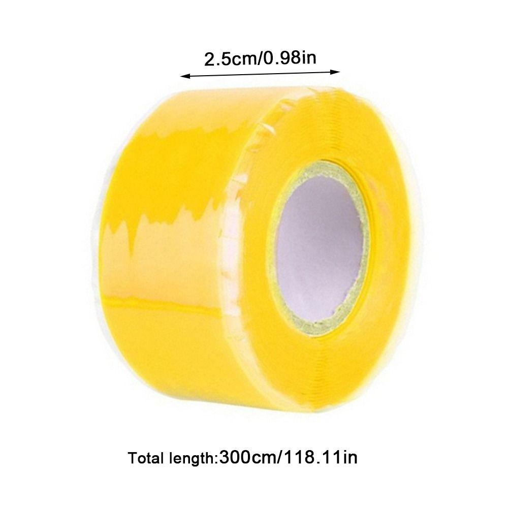 2pcs UV Resistant Waterproof Silicone Tape -60°—260° Pipe Sealing Tape For Tool Fixation