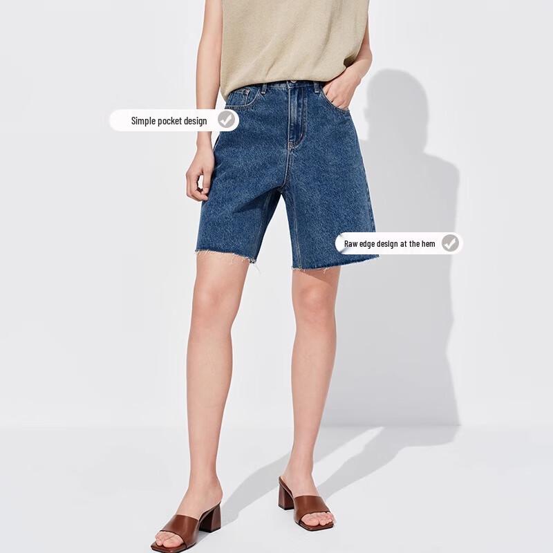 Sweet Basil Women's Short Denim Jeans