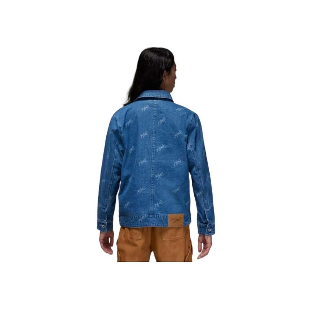 Jordan SS24 Flight Series тканая повседневная куртка с вышитым логотипом, мужская куртка королевского синего цвета FN4650-436