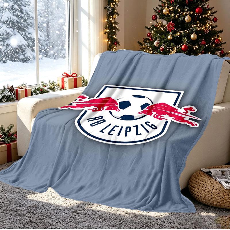 RB Leipzig Pattern Blanket for Home Decoration, Bed, Sofa, Car Travel, Camping, Suitable for All Seasons, Birthday Christmas Gift