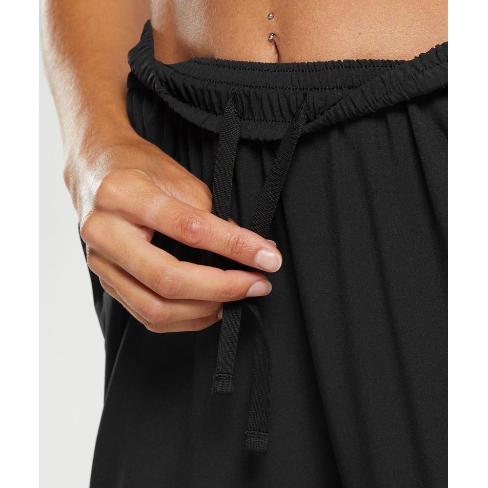 Gymshark Повседневные тканые брюки черного цвета B8a6t Bb2j