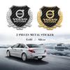 2Pcs 3D Car Body Emblem Metal Stickers Trunk Window Decal For Volvo ES90 EC40 EX40 EM90 XC90 V90 V60 XC60 V40 S80 S60 S90 XC40
