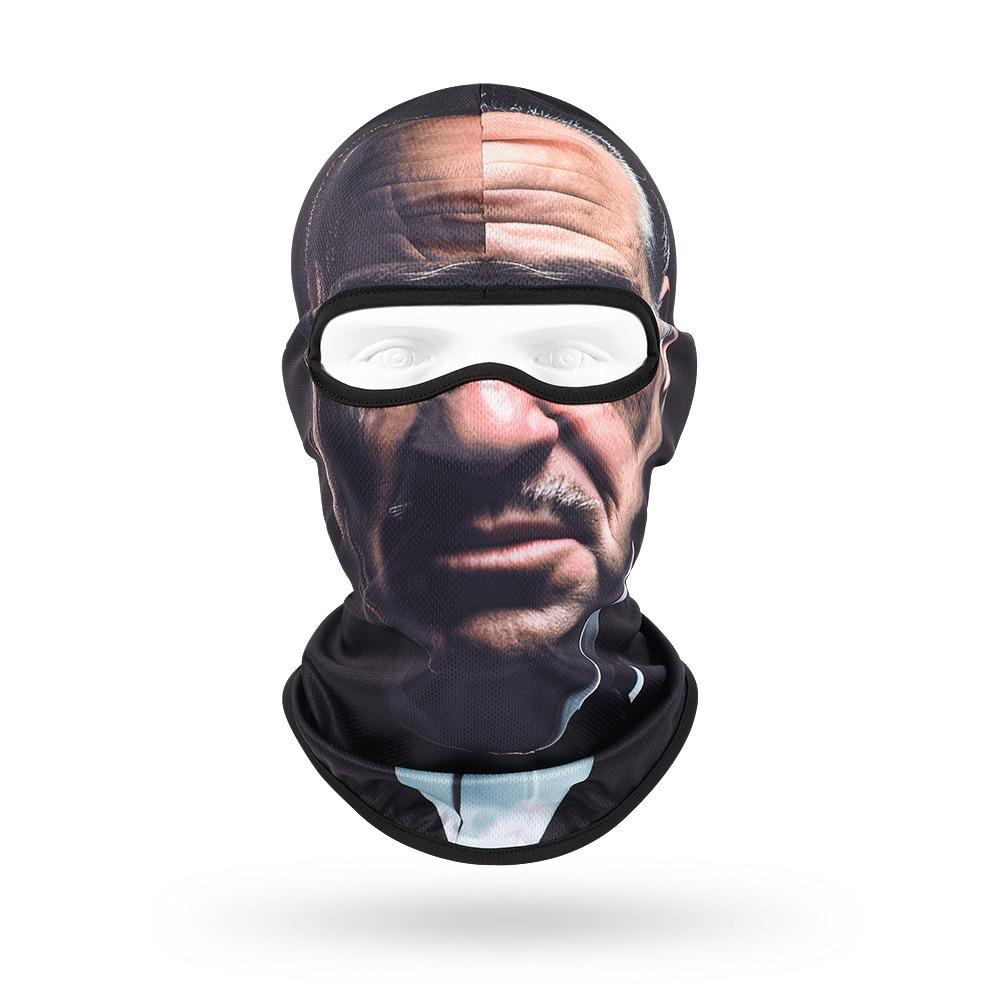Quick Dry Full Face Cover Beard Print Beard Face Mask New Ski Mask Cycling
