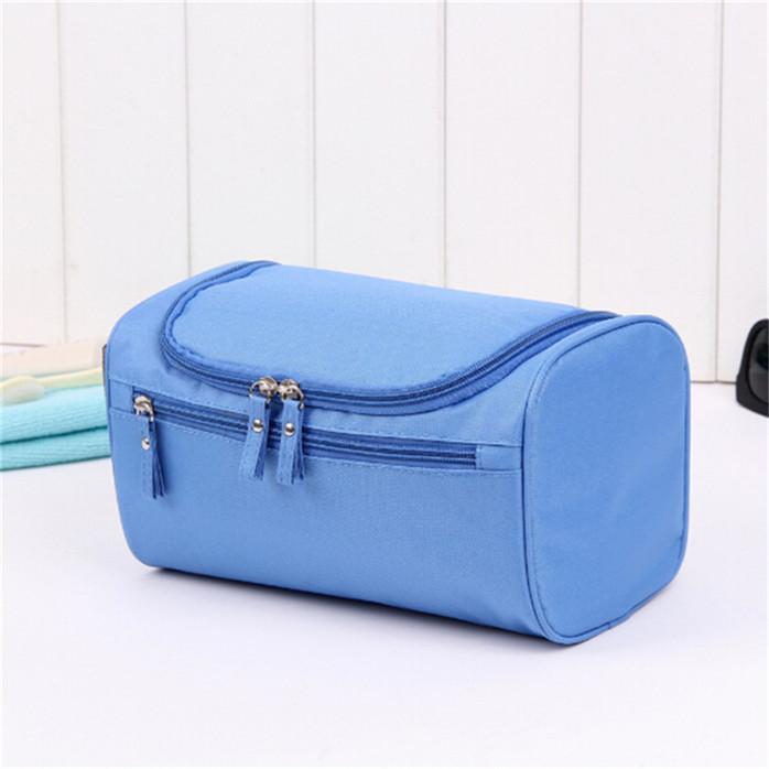 Multifunctional Hanging Zipper Travel Cosmetic Bag Storage Pouch Large Capacity Organizer