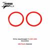 JIDIXIAN Red ABS Interior Decoration Trim Fit for Jeep Wrangler TJ 1997-2006 Car Instrument Panel Horn A/C Switch Accessories we1