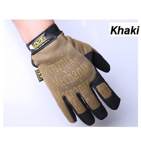 Тактические перчатки механика мотоцикла с закрытыми пальцами, нескользящие рабочие варежки