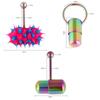 Fashion Colorful Rock Trendy Vibrating Tongue Ring Body Piercing Jewelry With 2 Batteries