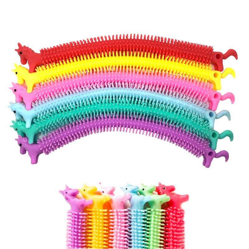 Unicorn Stretchy Strings Toys Sensory Stress Toys for Against Anxiety Quiet Stress Relief Toy for Autism and Special Needs