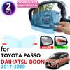 Для Toyota Passo X Moda Daihatsu Boon M700 2017 2018 Полное покрытие Зеркала заднего вида Влагозащитная Пленка против запотевания Аксессуары