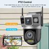 12MP 6K Двойной объектив Тройной экран 4G-SIM IP-камера WiFi Smart Network Беспроводной монитор V380 Безопасность Защита CCTV Домашние камеры