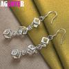 925 Sterling Silver Baishige AAA Zircon Drop Earrings Jewelry